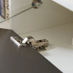 Gray 62.99 TV Stand with LED Lights, Cabinets, and Open Shelves for TVs Up to 65