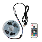 Gray 62.99 TV Stand with LED Lights, Cabinets, and Open Shelves for TVs Up to 65