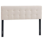  Full/Queen Size Headboard Linen Fabric Upholstered Button Tufted