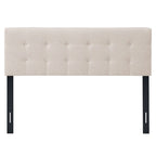Full/Queen Size Headboard Linen Fabric Upholstered Button Tufted