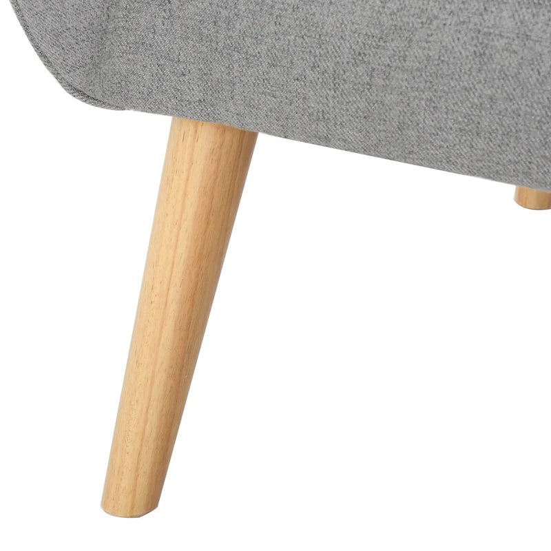 Grey 32.5 High Back Wingback Chair