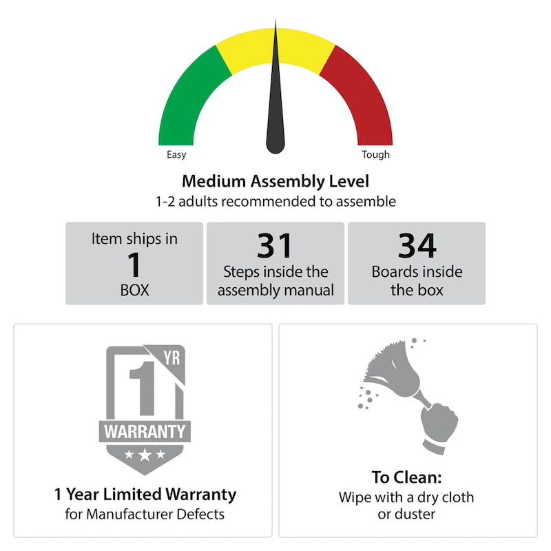 Avenue Greene Leeds TV Stand for TVs up to 60