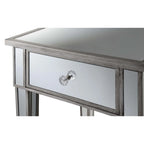 Gold Coast Mirrored 1 Drawer End Table