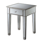 Gold Coast Mirrored 1 Drawer End Table