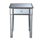 Gold Coast Mirrored 1 Drawer End Table