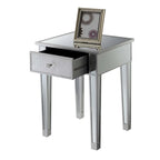 Gold Coast Mirrored 1 Drawer End Table