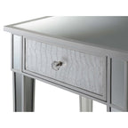 Gold Coast Mirrored 1 Drawer End Table