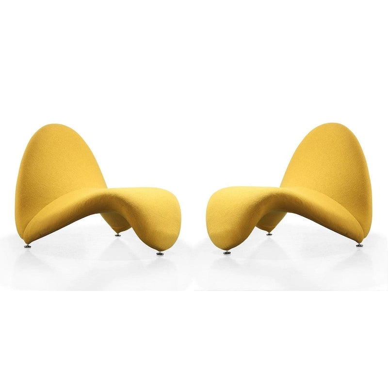 Wool Blend Accent Chair (Set of 2)