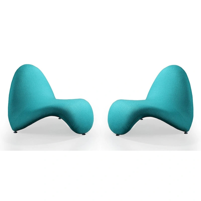 Wool Blend Accent Chair (Set of 2)