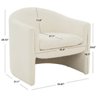 Upholstered Accent Chair - 33 IN W x 31 IN D x 30 IN H