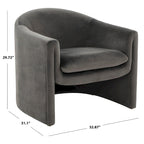 Upholstered Accent Chair - 33 IN W x 31 IN D x 30 IN H