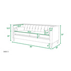 Jack 84 Modern Upholstered Tufted Tuxedo Sofa