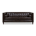 Jack 84 Modern Upholstered Tufted Tuxedo Sofa