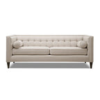 Jack 84 Modern Upholstered Tufted Tuxedo Sofa