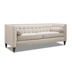 Jack 84 Modern Upholstered Tufted Tuxedo Sofa