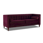 Jack 84 Modern Upholstered Tufted Tuxedo Sofa