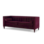 Jack 84 Modern Upholstered Tufted Tuxedo Sofa