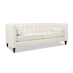 Jack 84 Modern Upholstered Tufted Tuxedo Sofa