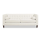 Jack 84 Modern Upholstered Tufted Tuxedo Sofa