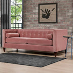 Jack 84 Modern Upholstered Tufted Tuxedo Sofa