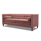 Jack 84 Modern Upholstered Tufted Tuxedo Sofa