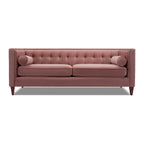 Jack 84 Modern Upholstered Tufted Tuxedo Sofa