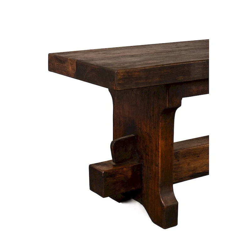 Handmade Solid Reclaimed Barn Wood Bench for Indoor 54 or 72 Width
