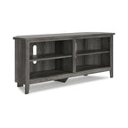 Signature Design by Ashley Arlenbry Gray Corner TV Stand