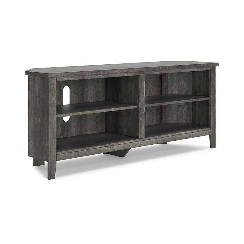 Signature Design by Ashley Arlenbry Gray Corner TV Stand