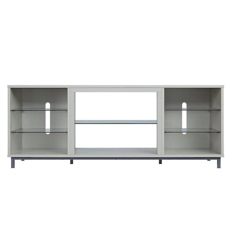 Manhattan Comfort Brighton 60 In. Wire Management Media Cabinet Console
