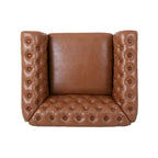 Silverdale Traditional Chesterfield Club Chairs (Set of 2)