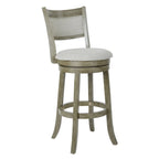 McNiven 30-inch Swivel Stool with Solid Back
