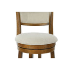 McNiven 30-inch Swivel Stool with Solid Back