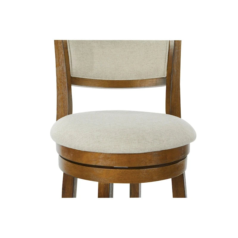 McNiven 30-inch Swivel Stool with Solid Back