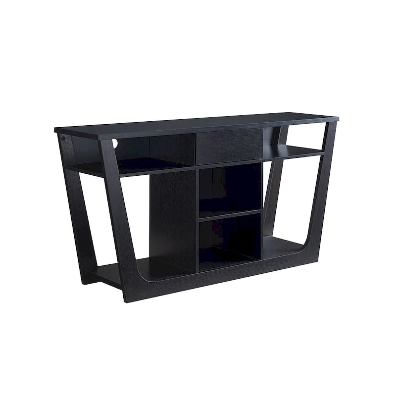 Dionte Modern 60-inch 6-Shelf 1-Drawer TV Console by Furniture of America