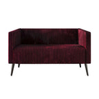 Corduroy Modern and Glamorous Velvet Upholstered 3-Piece Living Room Set