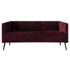 Corduroy Modern and Glamorous Velvet Upholstered 3-Piece Living Room Set