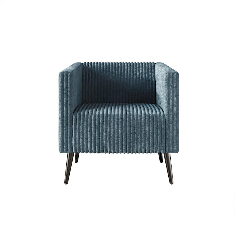 Corduroy Modern and Glamorous Velvet Upholstered 3-Piece Living Room Set