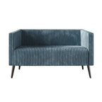 Corduroy Modern and Glamorous Velvet Upholstered 3-Piece Living Room Set