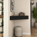 Furniture of America Sukhumi Transitional 47-inch 3-Shelf Wall-Mounted Corner TV Console