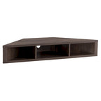 Furniture of America Sukhumi Transitional 47-inch 3-Shelf Wall-Mounted Corner TV Console