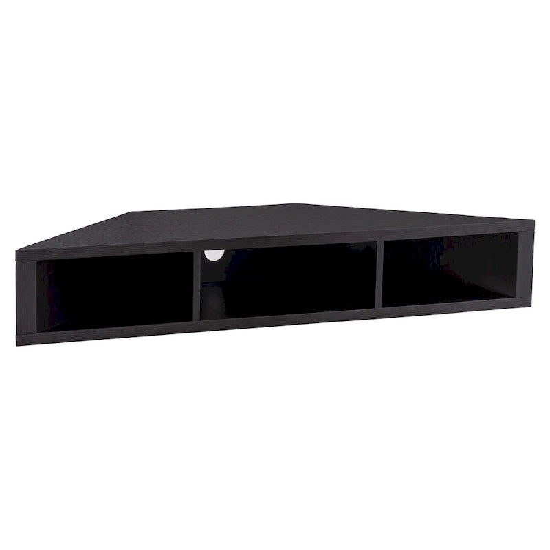 Furniture of America Sukhumi Transitional 47-inch 3-Shelf Wall-Mounted Corner TV Console