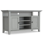 WYNDENHALL Halifax 54 inch Wide Solid Wood Transitional TV Stand - 54 W x 18.9 D x 31.9 H