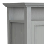 WYNDENHALL Halifax 54 inch Wide Solid Wood Transitional TV Stand - 54 W x 18.9 D x 31.9 H