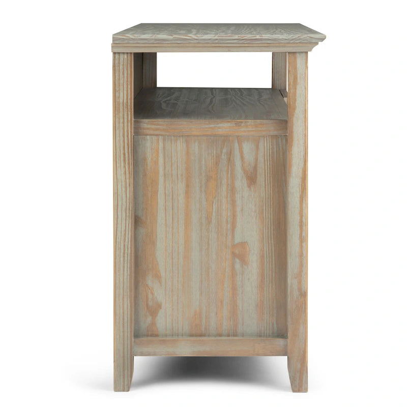 WYNDENHALL Halifax 54 inch Wide Solid Wood Transitional TV Stand - 54 W x 18.9 D x 31.9 H