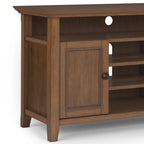 WYNDENHALL Halifax 54 inch Wide Solid Wood Transitional TV Stand - 54 W x 18.9 D x 31.9 H