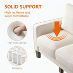 Fabric Upholstered Living Room Furniture Sofa