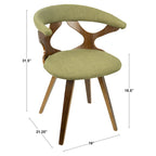 Viby Mid-Century Modern Accent Chair