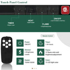 68 TV Cabinet with a 23 Electric Fireplace