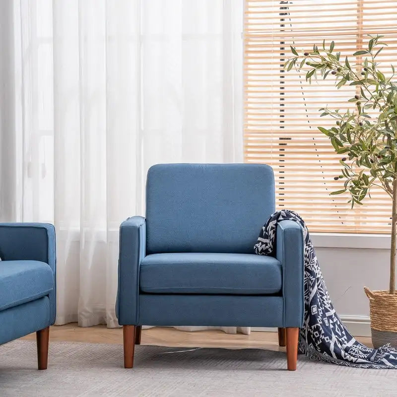 Solid Wood Legs Nuclear Bomb II Single Seat Accent Chair